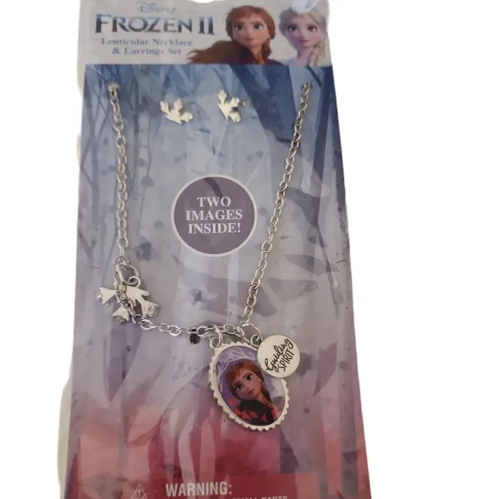 NEW Frozen II necklace and earrings